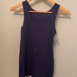 NWT Wacoal raw edge tank size small Navy Blue